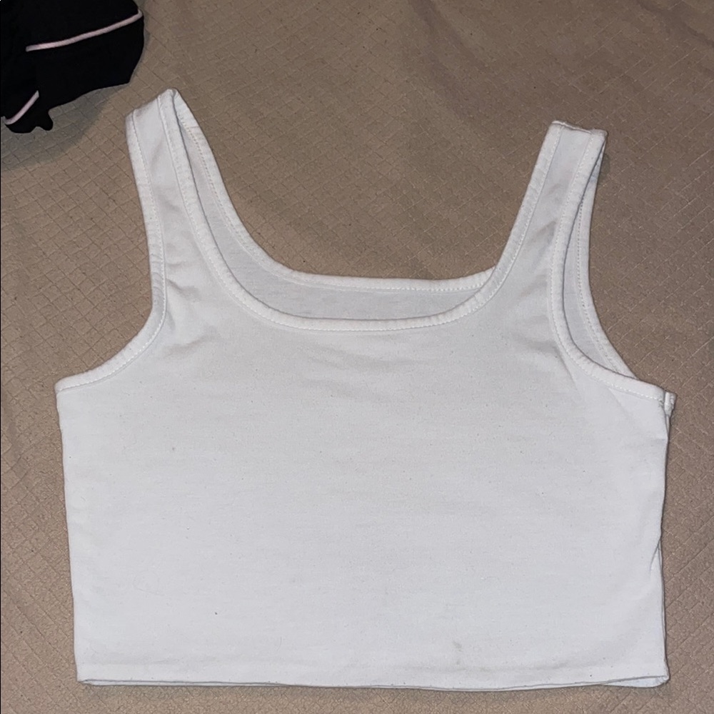 White Women's Crop Top